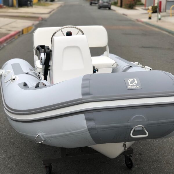 New Zodiac Console dinghy has arrived! Dinghy Doctor